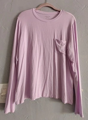 American Eagle  Tops Women Size L Soft & Sexy, Purple, Modal, Excellent... - Image 1 of 4