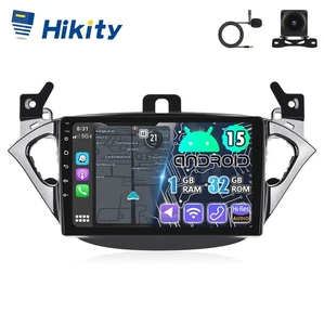 Radio de coche 9" CarPlay Android para Opel Corsa E, Adam con GPS Navi WIFI RDS cámara - Imagen 1 de 20