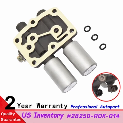 28250-RDK-014 Transmission Dual Linear Solenoid Fit Honda Acura Pilot Accord MDX - Image 1 of 4