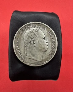 1866-A Preussen 1 Vereinsthaler Deutsche Staaten Silbermünze - König Wilhelm I. - Bild 1 von 6