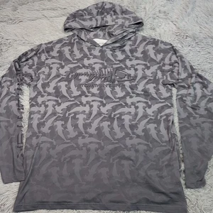 Tormentor Sweatshirt Herren L grau Hoodie Shade Master LSF 50 Angeln Stretch  - Bild 1 von 10
