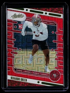 2024 Panini Absolute #159 Renardo Green Red Squares - Picture 1 of 2
