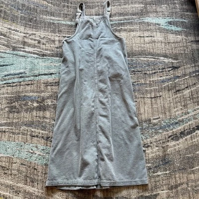 Para Mujer Eddie Bauer Gris Pizarra Cordones Pana Baberos Mono Vestido de Verano Talla M Foto 1 de 4