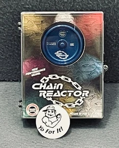 YoYo PERSONALIZADO: REACTOR DE CADENA Azul Mecanizado Aluminio Era Espacial Material Axl Nuevo de Lote Antiguo - Imagen 1 de 8