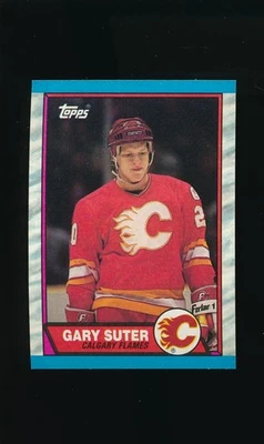 1989-90 Topps #108 Gary Suter * Defense * Calgary Flames * NM * - Image 1 of 2