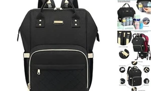 Diaper Bag Backpack for Baby Girls Boys,Moms, Dads, Baby Nappy Changing Bag - Picture 1 of 7
