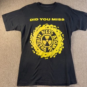 Camiseta Ned’s Atomic Dustbin Para Hombre Vintage 1991 Negra Grande Puntada Única - Imagen 1 de 9