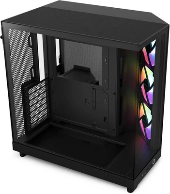 NZXT H6 Flow RGB | CC-H61FB-R1 Mid-Tower Gehäuse mit 3 x 120 mm-Lüfter RGB - Bild 1 von 4