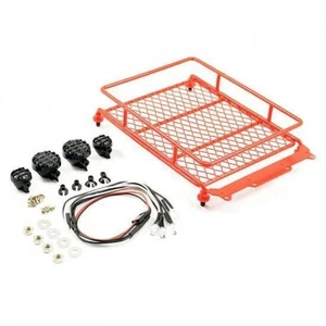 Fastrax Red Aluminium Luggage Rack W/Led Lamps L130mm X W110mm - Picture 1 of 5