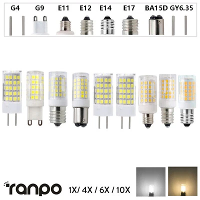 Led Ceramic Corn Lamp 7W A60 C37 220V Smd Light White Warm/Cool White 220V Home - Image 1 of 4