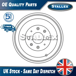 Stallex Rear Brake Drum Fits Vauxhall Corsa 2006-2020 13423796 - Picture 1 of 6