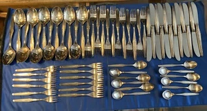 Besteck Set WMF 90er silberauflage 60 Teile gebraucht guter Zustand - Bild 1 von 5