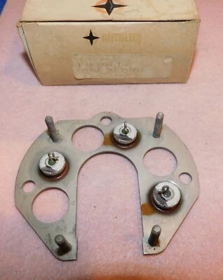 1963 1964 Shelby Cobra Ford Galaxie 500 XL Mercury NOS ALTERNATOR PLATE & DIODES - Image 1 of 3