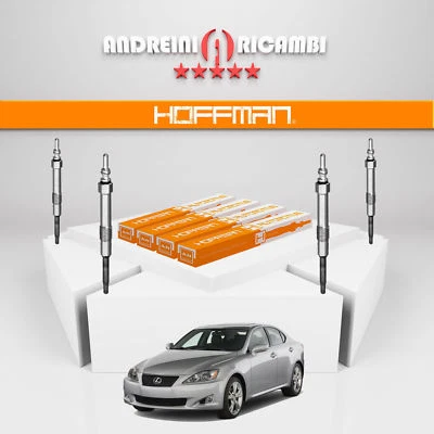 KIT 4 CANDELETTE PER LEXUS IS II 220 D 130KW 177CV 2006 -> GN108 - Immagine 1 di 3