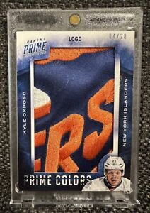 2013-14 Panini Prime Colors Logo Card New York Islanders Kyle Okposo 04/28