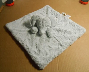 Babies R Us Gray Elephant Security Blanket Lovey Lovie Rattle 2015 B16 - Picture 1 of 4