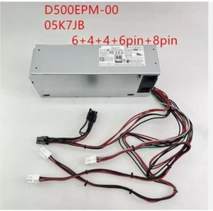 newPower Supply 500W 5K7J8 Y7R0X D500EPM-00 For Dell 7080MT 7060 5060 8940 4FWF7 - Picture 1 of 7
