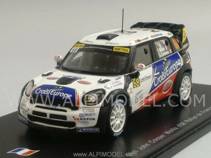 Mini John Cooper Works Rally France 2012 Muller-Leneveu 1:43 SPARK SF039 - Immagine 1 di 1