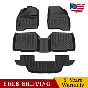 Alfombrillas forros para todo tipo de clima de 7 asientos para Ford Explorer 2015 2016 2017 2018 2019 - Imagen 1 de 12