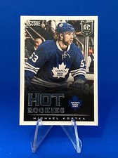 2013 -14 Panini Score Michael Kostka HOT ROOKIES Card #628 Toronto Maple Leafs