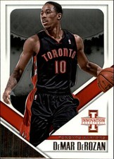 2013-14 Innovation Toronto Raptors Basketball Card #42 DeMar DeRozan /199