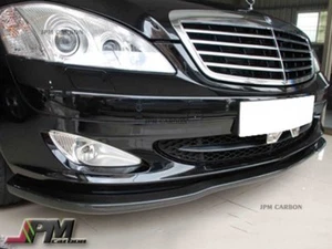 For 07-09 M-BENZ W221 S450 S500 S550 S600 CS Style Carbon Fiber Front Bumper Lip - Bild 1 von 3