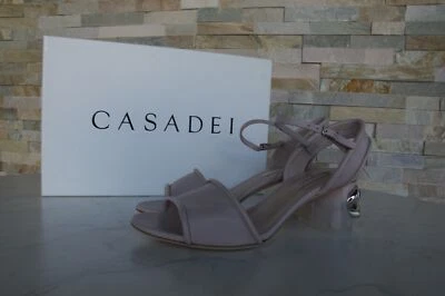 Casadei Sandaletten Sandalen Kette rosa  Gr 35,5 36 38,5  40 41  ehem UVP 650 € - Bild 1 von 4
