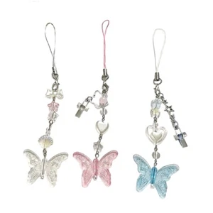 Butterfly Star Pendant Keychain Charm Accessory Hangings Decoration - Zdjęcie 1 z 10