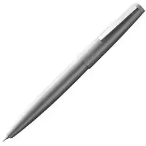 Lamy 2000 Fine Nib Silver Fountain Pen Polished Stainless Steel 14 ct. Gold Nib - Foto 1 di 5