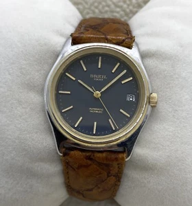 Breil Okay Ok Automatic 17 Jewels Men’s Vintage Watch Skin Watch 33mm - Picture 1 of 16