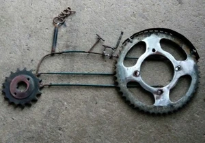 Scrap Metal Art Sculpture tractor mower motorcycle MX Wall Art Desk Art welded - Picture 1 of 2
