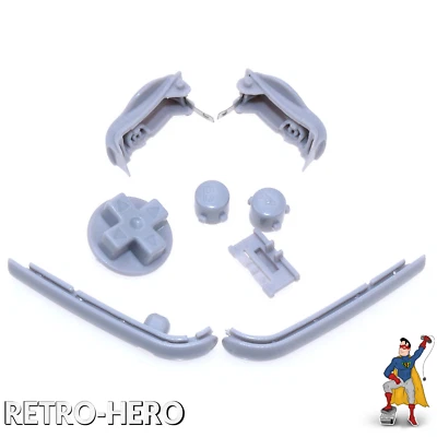 Nintendo Game Boy Advance Buttons GBA Knöpfe Tasten gameboy Pads Knopf Grau
