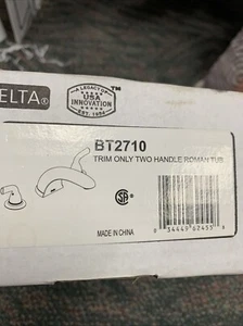 Delta BT2710 2 Handle Deck Mount Roman Tub Faucet TRIM Read Description - Picture 1 of 2