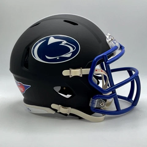 Penn State Nittany Lions CUSTOM Concept Matte Black Mini Football Helmet Cover