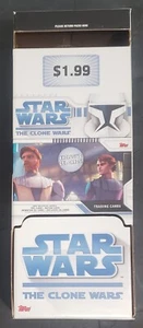 2008 TOPPS SW STAR WARS THE CLONE WARS RETAIL GRAVITY PACK DISPLAY BOX NO PACKS - Picture 1 of 4