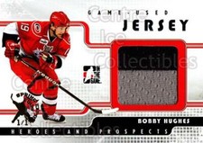 2008-09 ITG Heroes and Prospects Jersey Silver Spring Expo /1 #30 Bobby Hughes
