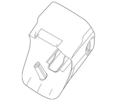 Conjunto de tampa de coluna de direção preta genuína Ford Flex 2010-2012 AA8Z-3530-AA - Imagem 1 de 2