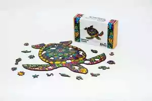 Schildkröte Puzzle 126 Teile Zeitlos Entspannen Geschenk für Natur Puzzle Fans - Bild 1 von 2
