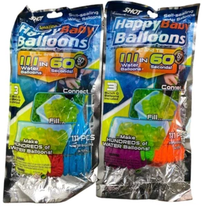 2 x 111 Quick Fill Selbstversiegelnde Instant Wasserballons Sommer Kinder/Erwachsene Party - Bild 1 von 1