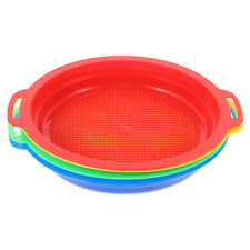  4 Pcs Kids Toys Plastic Trays for Mesh Sand Sieve Sifters Soil Screen