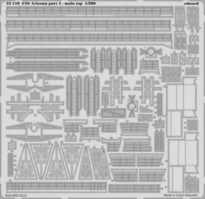 Eduard 53110 x 1/200 USS Arizona Main Top Pt.4 für Trumpeter - Bild 1 von 1