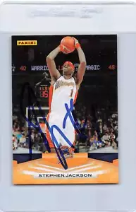 2009/10 Panini #257 Stephen Jackson Warriors Signed Auto *H9591 - Picture 1 of 2