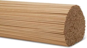 25 Pieces | Dowel Rods Wood Sticks Wooden Dowel Rods - 1/8 x 36 Inch Unfinished - Picture 1 of 9