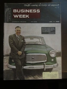 Business Week Magazine January 1958 George Romney AMC US Auto Market 61 - Picture 1 of 3