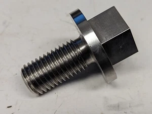 Custom 7/8-10 Stainless Steel Screw, 1-3/4" length, Drive 1-1/4" Hex - Picture 1 of 5