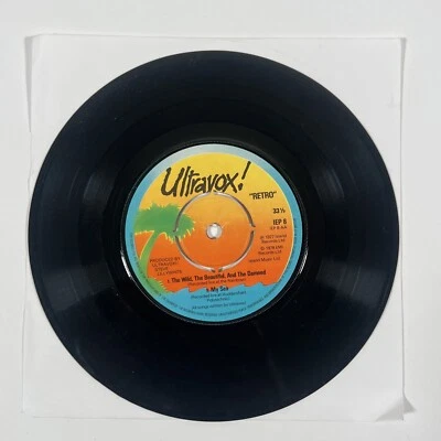 ULTRAVOX Retro 1978 UK 4-track 7" vinyl EP John Foxx original 45 single live Foto 1 de 4