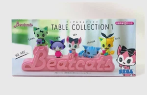 Beatcats Sanrio Sega TABLE COLLECTION1 Figurenset 5 Katzen Japan NEU - Bild 1 von 10