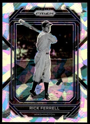 2023 Panini Prizm CRACKED ICE SILVER Rick Ferrell Washington Senators #282 - Image 1 of 2
