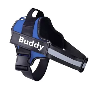 | US SELLER | No Pull Dog Harness Personalized Reflective Adjustable Tags Vest - Picture 1 of 12