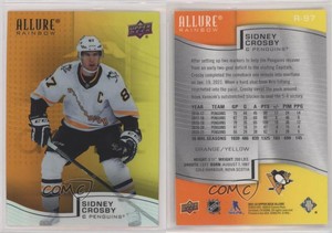 2021-22 Upper Deck Allure Rainbow Orange Yellow Sidney Crosby #R-87